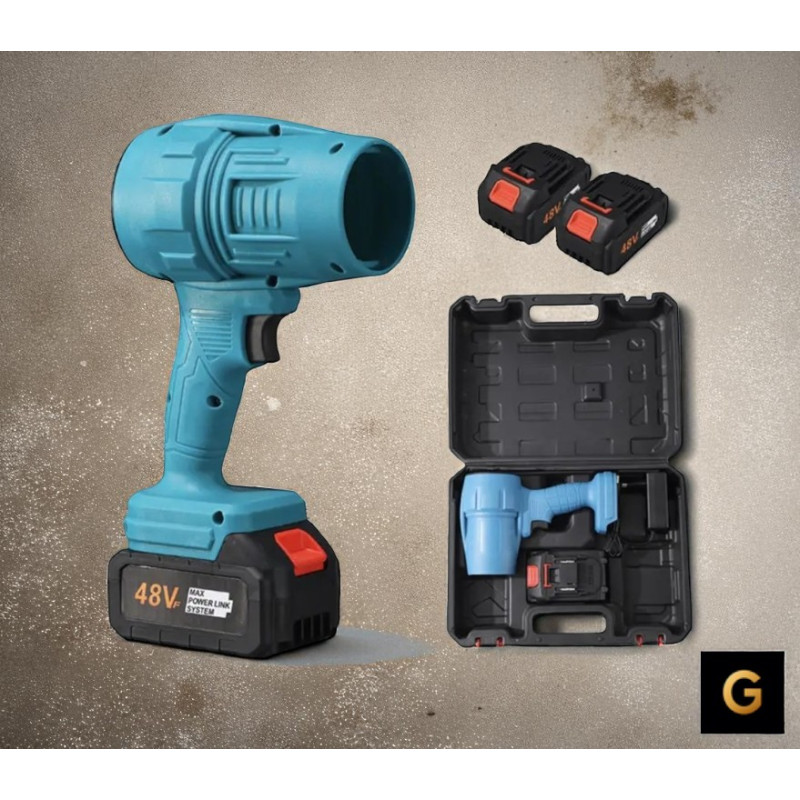 Акумуляторний турбо вентилятор 48V з кейсом і 2 АКБ