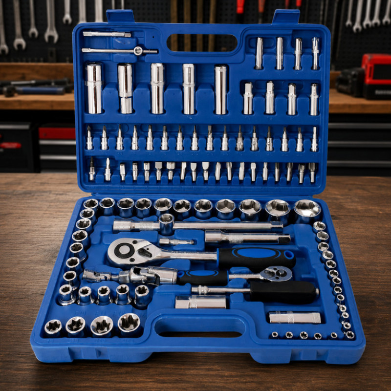 Профессиональный набор инструментов Zhongxin Tools, 108 предметов, в пластиковом кейсе