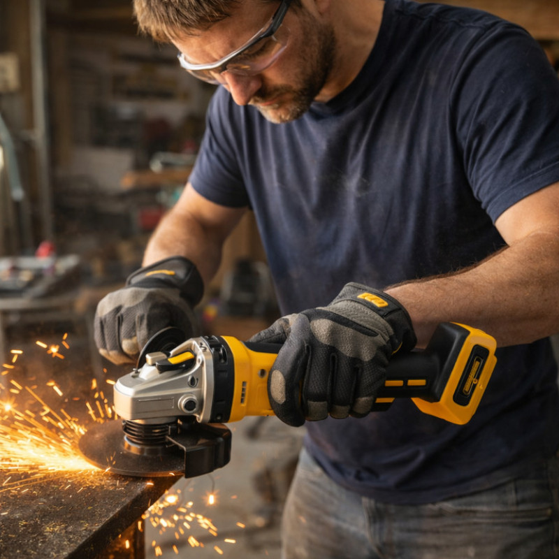 Набор инструментов 5в1: перфоратор, гайковерт, шуруповерт, болгарка, циркулярная пила (4 АКБ)