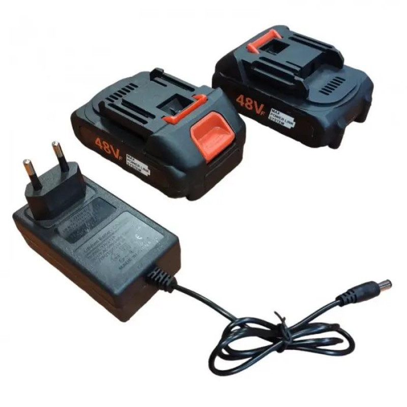 Аккумуляторная мойка высокого давления 48V с 2 аккумуляторами