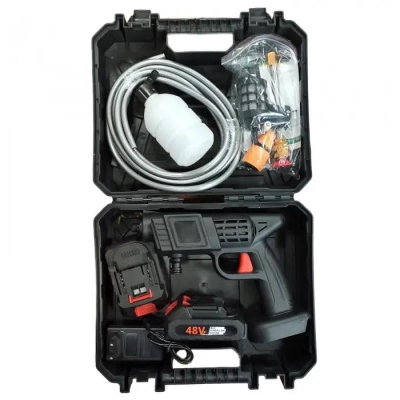 Аккумуляторная мойка высокого давления 48V с 2 аккумуляторами