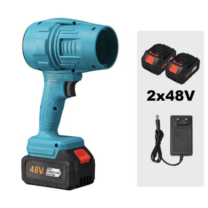 Акумуляторний турбо вентилятор 48V з кейсом і 2 АКБ