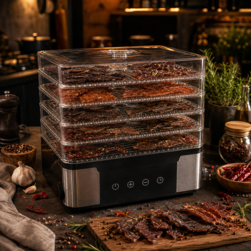Електрична сушарка для овочів та фруктів Rainberg RB-2291 Food Dehydrator Multifunction (1000W)