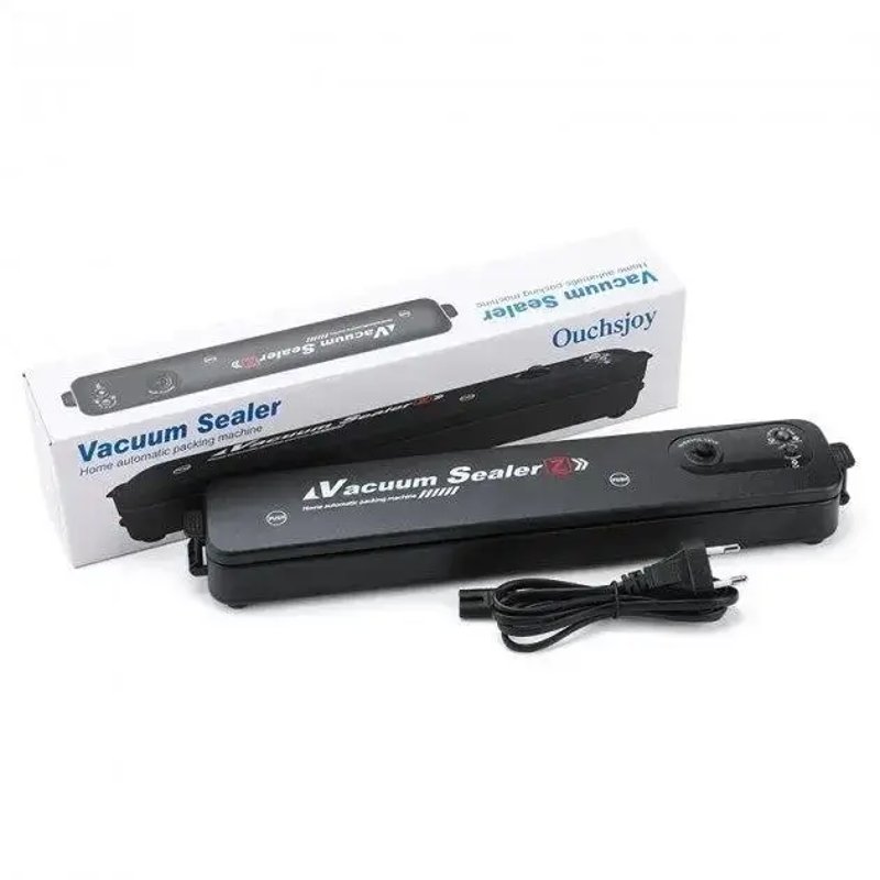 Вакууматор для продуктів Vacuum Sealer LP-11 — побутовий пакувальник, чорний, 100 Вт