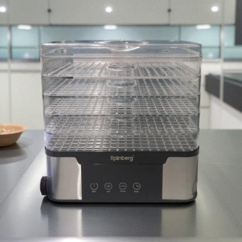Электрическая сушилка для овощей и фруктов Rainberg RB-2291 Food Dehydrator Multifunction (1000W)