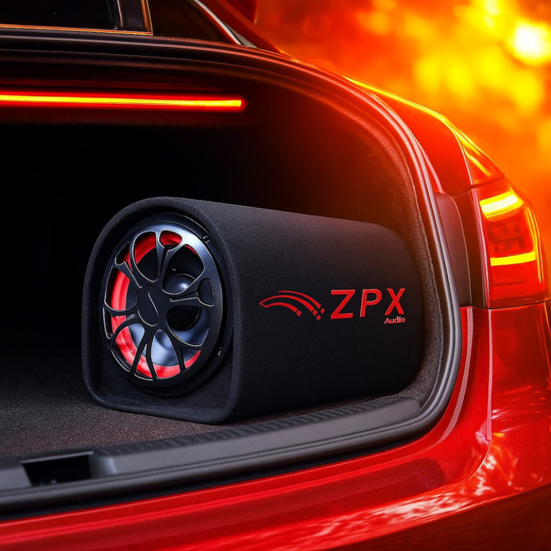 Активний сабвуфер в автомобіль 800Вт Car Speaker Subwoofer ZPX ZX-8SUB