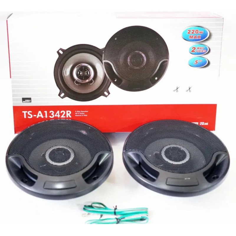 Автомобільна акустика TS-A1342R 13 см 220W коаксіальні динаміки (2 шт)