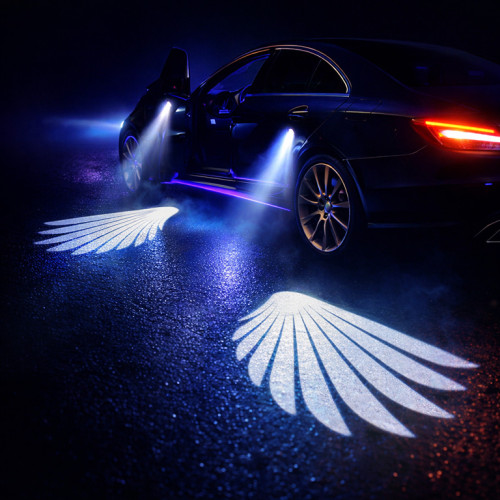 Підсвітка в дзеркала авто "Крила Ангела" LED 2 шт 12V (HD проекція)