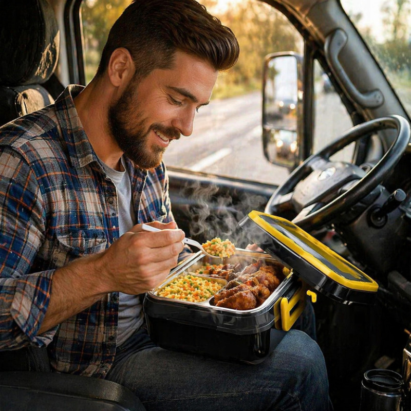 Ланч-бокс з підігрівом C21 1.5 л 12V 40W зі знімною чашею 