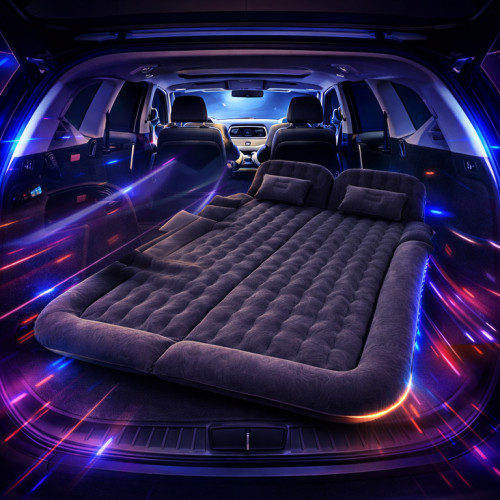 Автомобільний надувний матрац 183×140 см з насосом та 2 подушками для авто