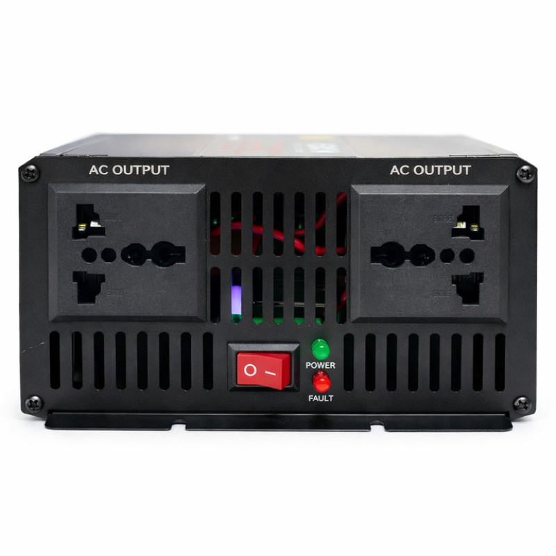 Інвертор для автомобільних акумуляторів 12В–220В MX-5000Вт, чиста синусоїда, перетворювач напруги для квартири та дому