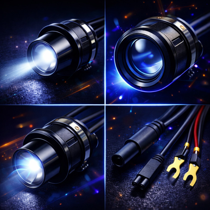 Підсвітка в дзеркала авто "Крила Ангела" LED 2 шт 12V (HD проекція)