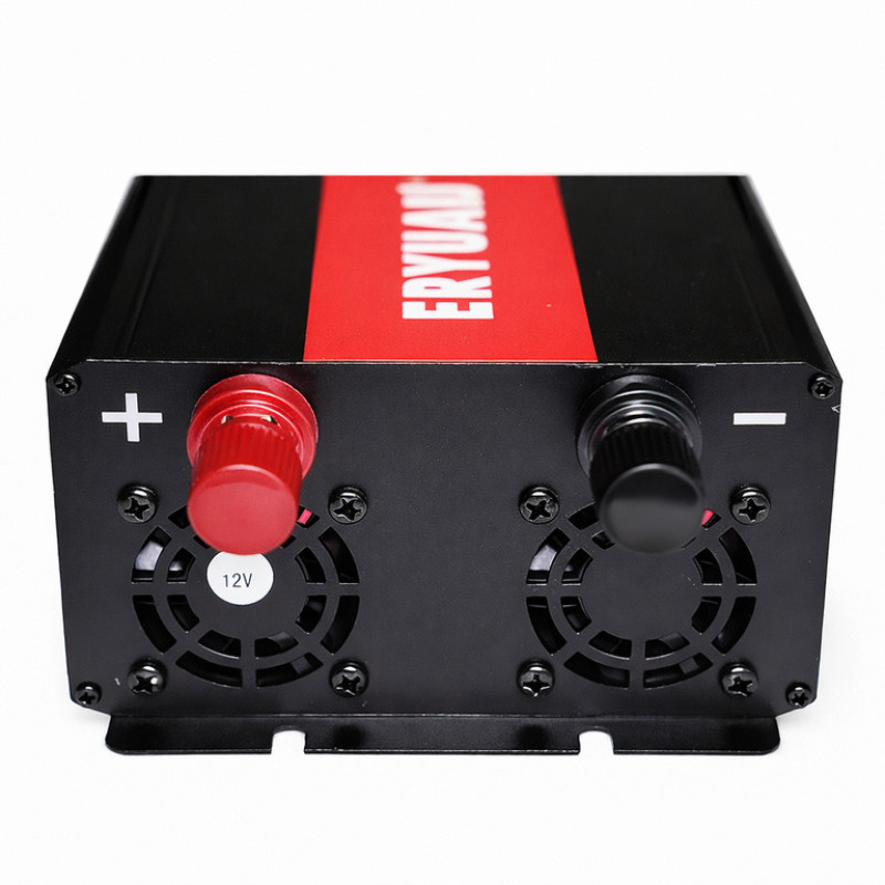 Перетворювач напруги ERYUAN 12–220 В MX-6000 Вт, чиста синусоїда, LCD-дисплей, інвертор від акумулятора