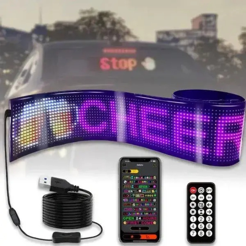 Гнучкий LED екран Matrix Pane APP Wi-Fi RGB 92×374 мм