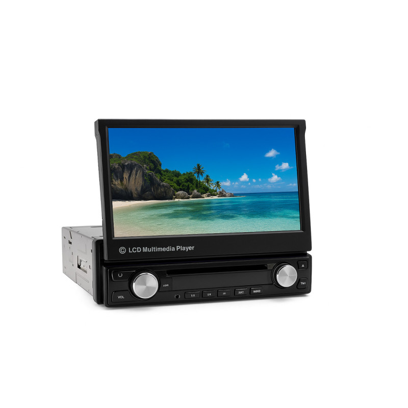 Автомагнітола 7" HD MP5-плеєр з FM/AM, RDS, Bluetooth та дистанційним керуванням