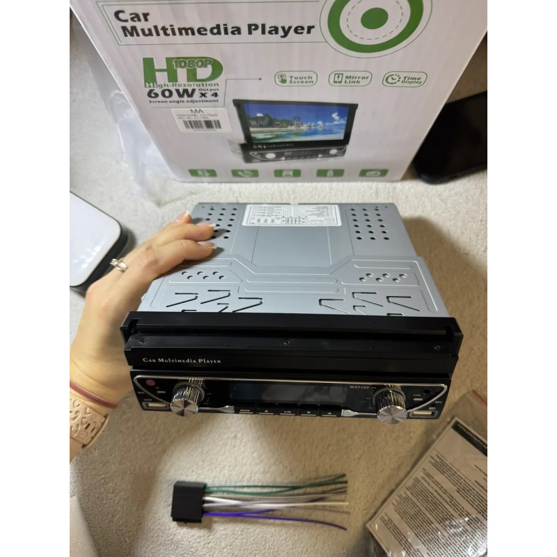 Автомагнітола 7" HD MP5-плеєр з FM/AM, RDS, Bluetooth та дистанційним керуванням