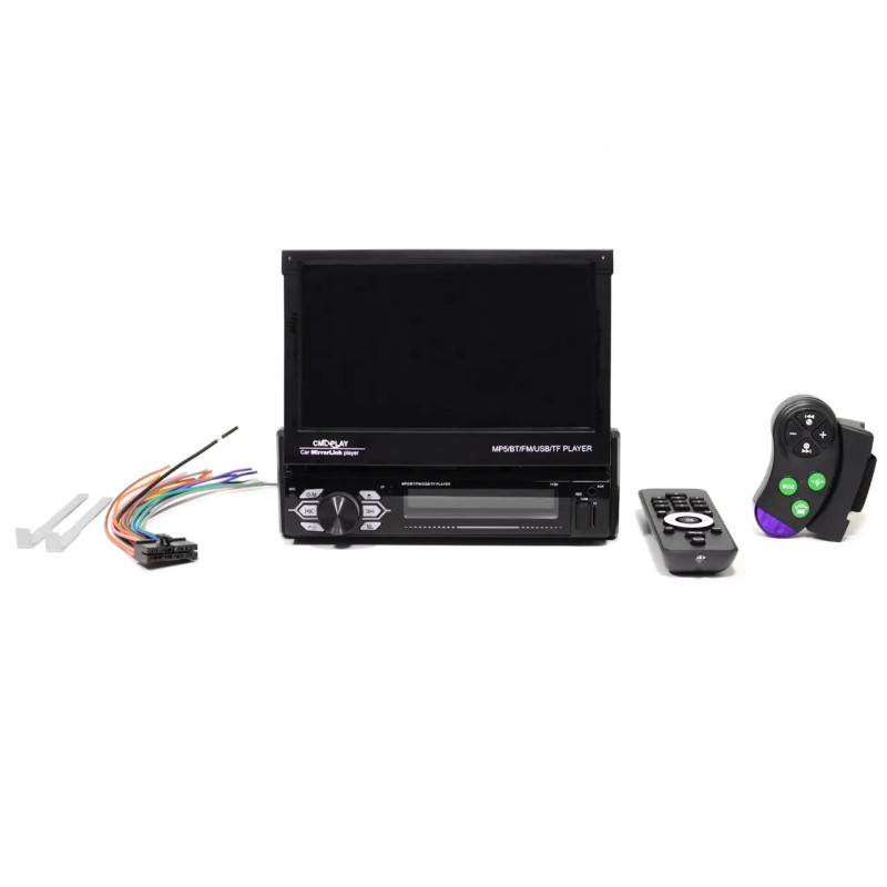 Автомагнітола SWM 9601G 7in1 з висувним екраном 7", Bluetooth, GPS та FM/AM