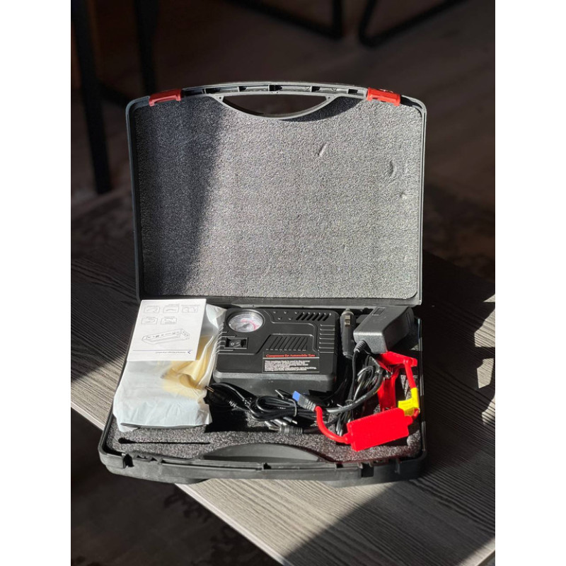 Пусковое устройство EQUUS 50800 мАч с компрессором 10 бар – универсальный Jumpstarter TM15