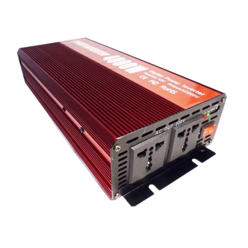 Автомобильный инвертор-преобразователь напряжения 4000W 12V UN-3060