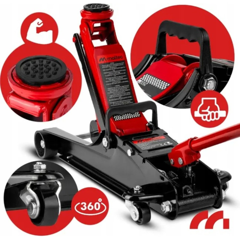 Домкрат гідравлічний підкатний низькопрофільний 2.5 т (85–385 мм) MasterJack2500