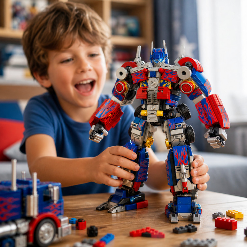 Конструктор-трансформер 2в1 «Optimus Prime»: Робот і Машина