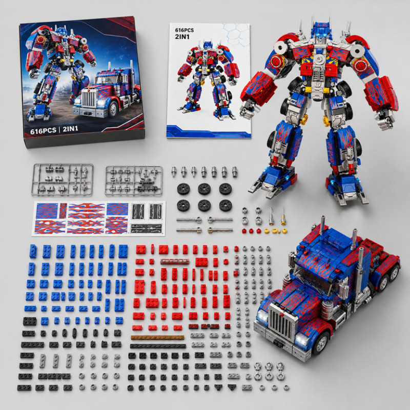 Конструктор-трансформер 2в1 «Optimus Prime»: Робот і Машина