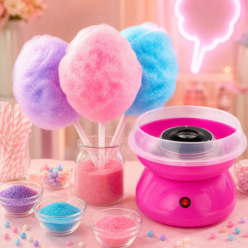 Домашний аппарат для приготовления сладкой сахарной ваты Candy Maker, 500 Вт