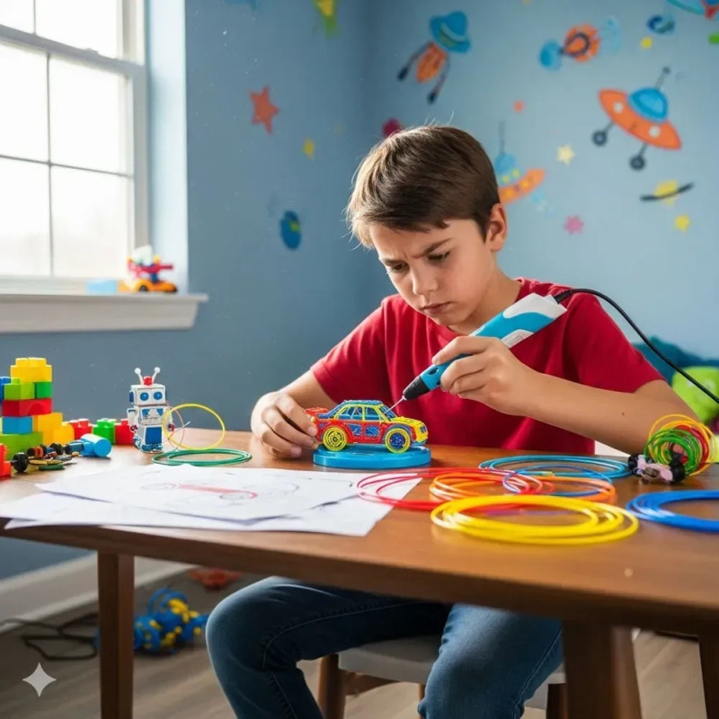 3D-ручка с планшетом 3D Pen-6 с LCD дисплеем | Мир фантазии в твоих руках