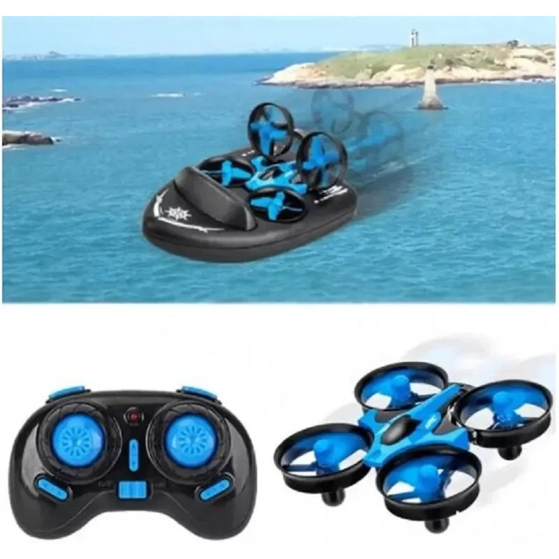 Катер-дрон-машинка Trix 3в1 K2 на радіокеруванні для води, землі та повітря