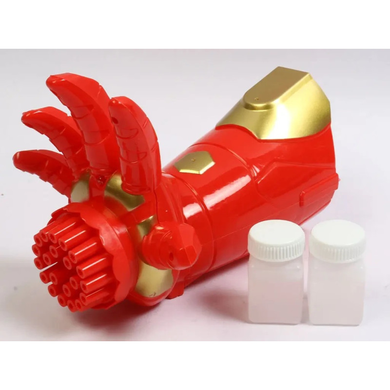 Іграшка-рукавичка для мильних бульбашок зі світловими ефектами