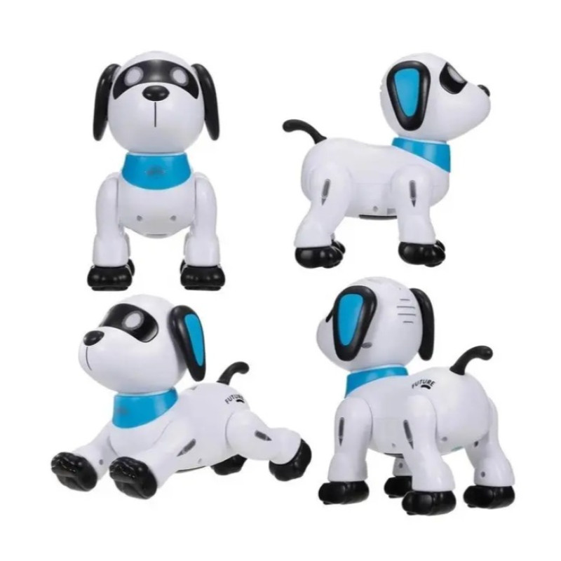 Детская интерактивная игрушка робот-собака K21 Stunt Dog с пультом и функцией программирования