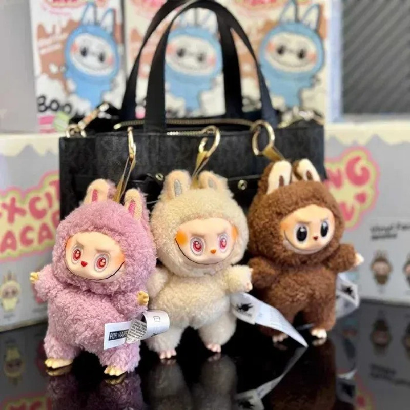 М’яка іграшка-сюрприз Labubu (Лабубу) 16 см — брелок на рюкзак або сумку