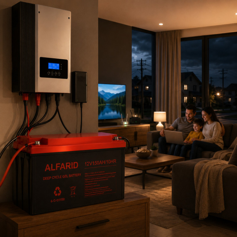 Гелевый аккумулятор BATTERY GEL 12V 150Ah для солнечных систем, инверторов и ИБП