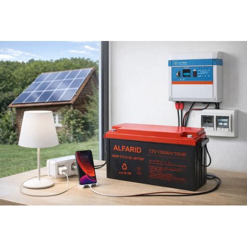 Гелевый аккумулятор BATTERY GEL 12V 150Ah для солнечных систем, инверторов и ИБП