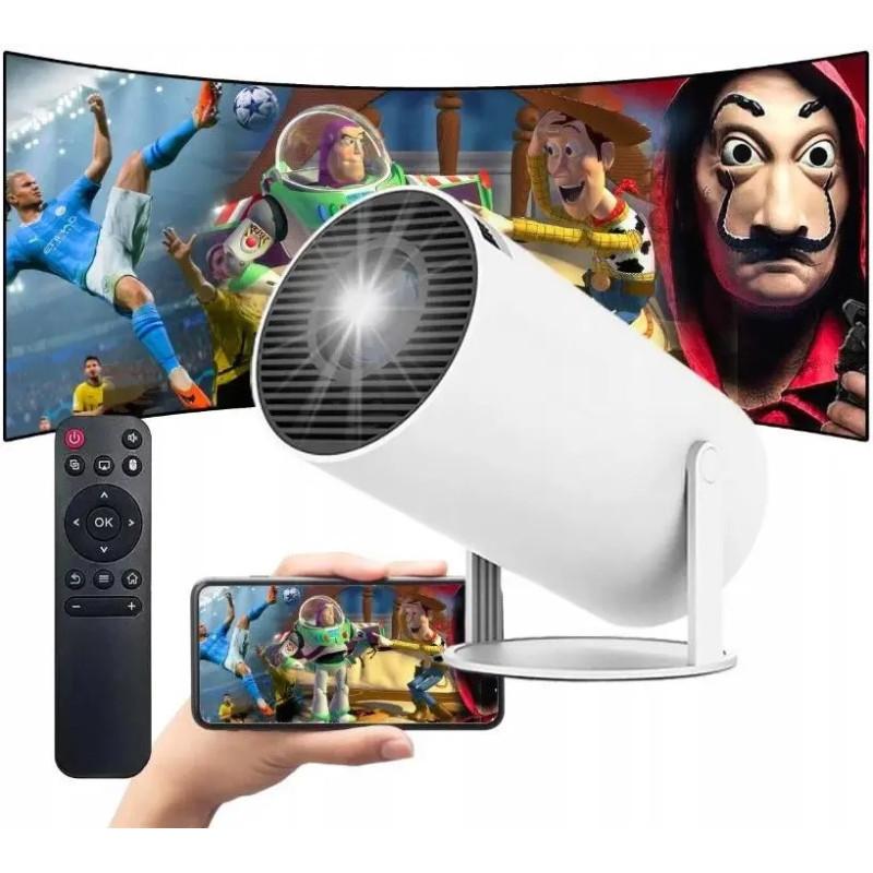 Портативний мініпроєктор Magcubic HY300 з Android 12, Wi-Fi, Bluetooth та підтримкою 4K