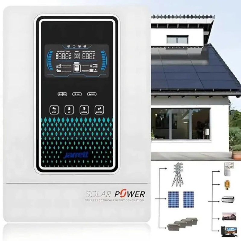 Гибридный инвертор Jarrett JAXM-6.5KW с чистой синусоидой (48V, 6.5 кВт)