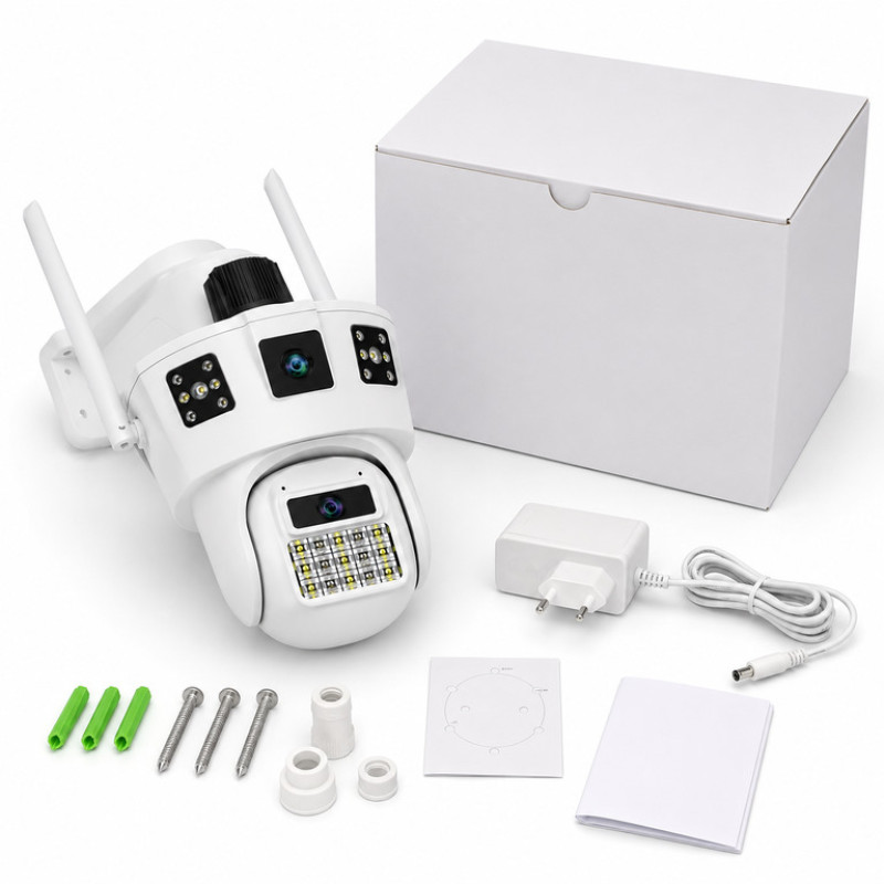 Камера на 3 линзы с Wi-Fi и солнечной панелью XPRO SD 39