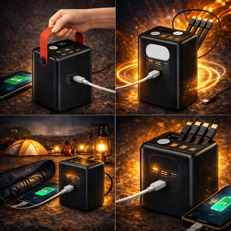 Портативное зарядное устройство ACL PW-143 Fast PowerBank 80000 мА·ч