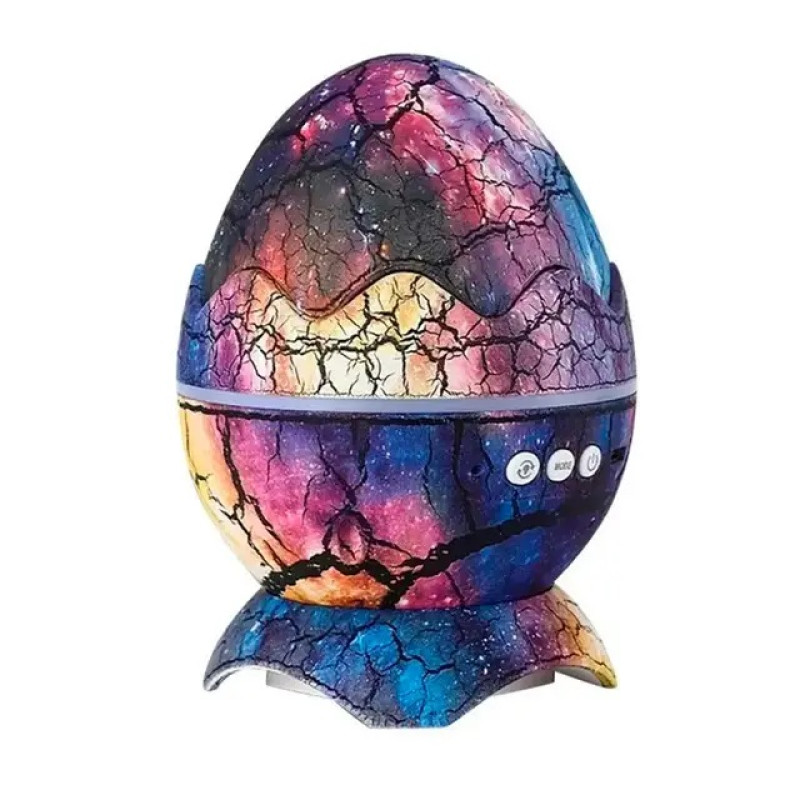 Проектор галактики Яйцо с Bluetooth колонкой и пультом, ночник звёздного неба