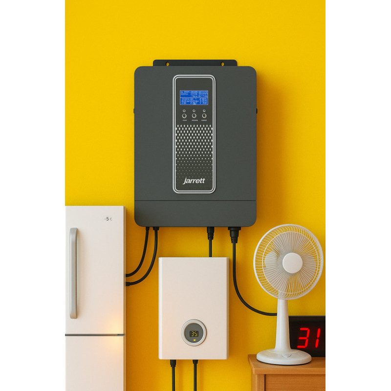 Гибридный инвертор Jarrett JARP-3.2KVA с чистой синусоидой (24V, 3000 W)