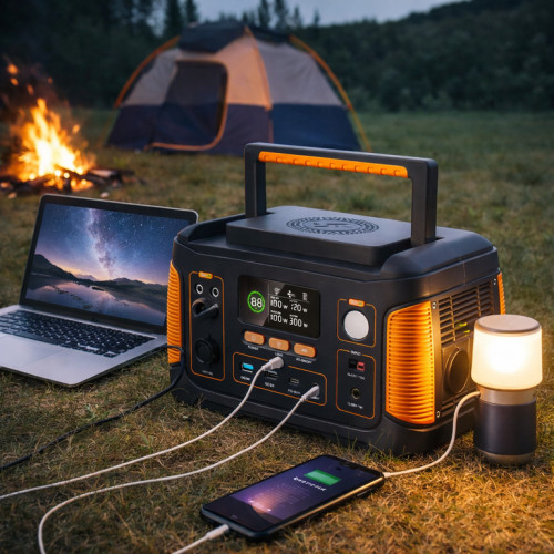 Портативная электростанция WX1438 650W 171000 мА·ч с чистой синусоидой