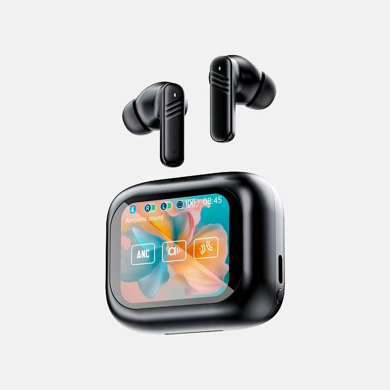 Бездротові навушники LX-10 TWS Earbuds з LED дисплеєм, Bluetooth 5.4, ANC+ENC, 320 mAh