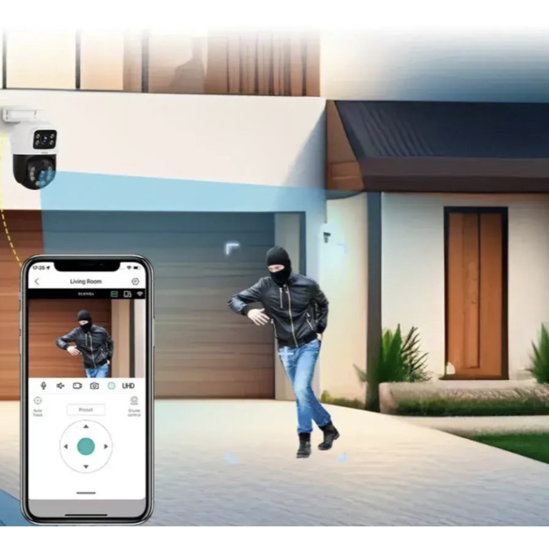 Комплект видеонаблюдения проводной с просмотром через 3G DVR KIT 4ch (4 камеры, регистратор)