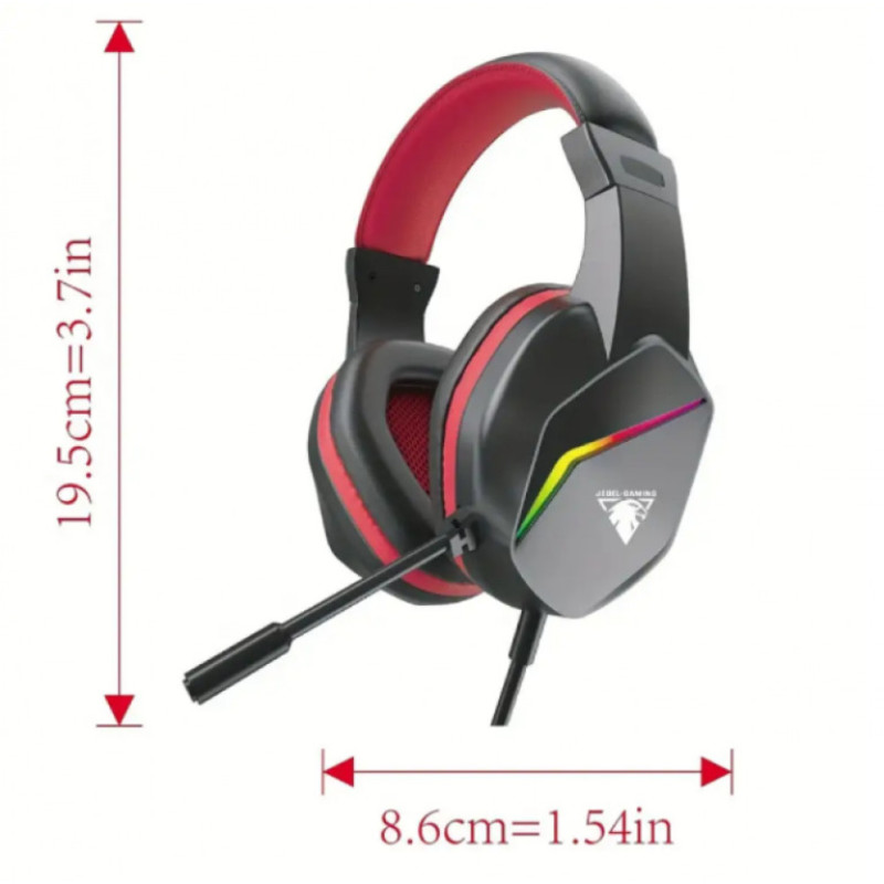 Игровые наушники с микрофоном и подсветкой JEDEL GH-269 (USB)