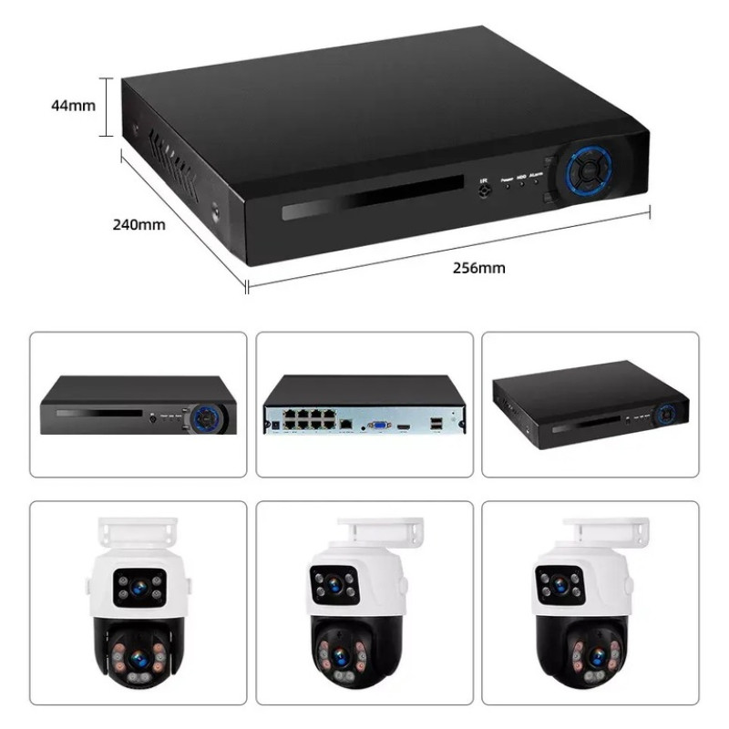 Комплект видеонаблюдения проводной с просмотром через 3G DVR KIT 4ch (4 камеры, регистратор)