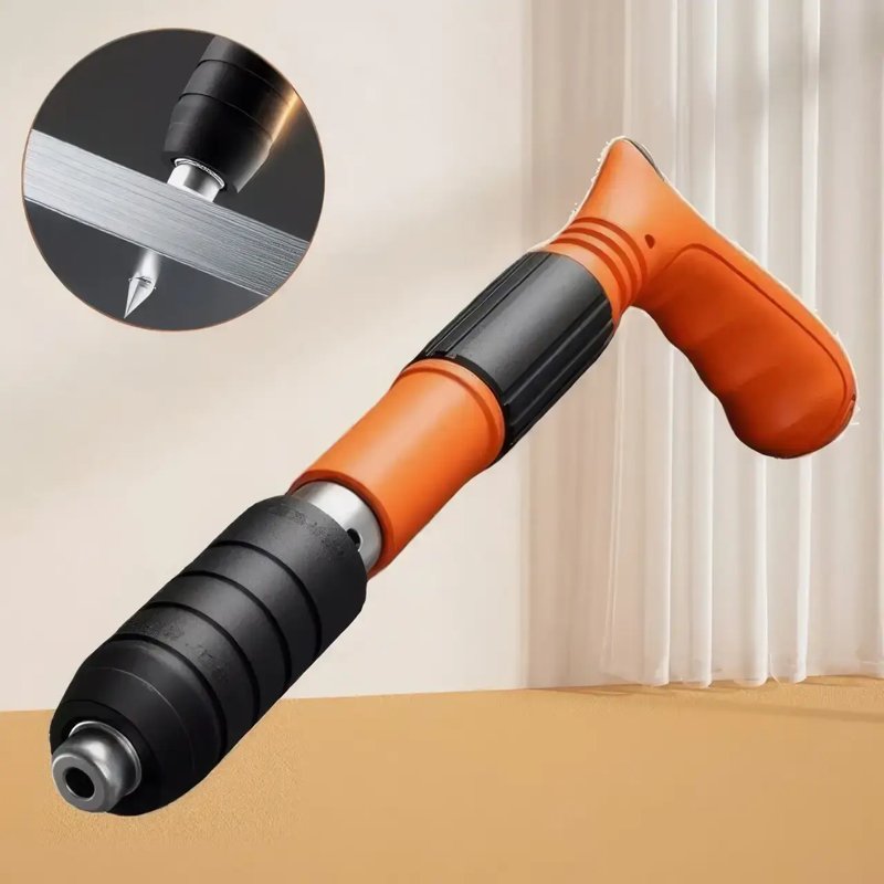 Пневматический нейлер-гвоздезабивной пистолет с регулировкой глубины + кейс и аксессуары