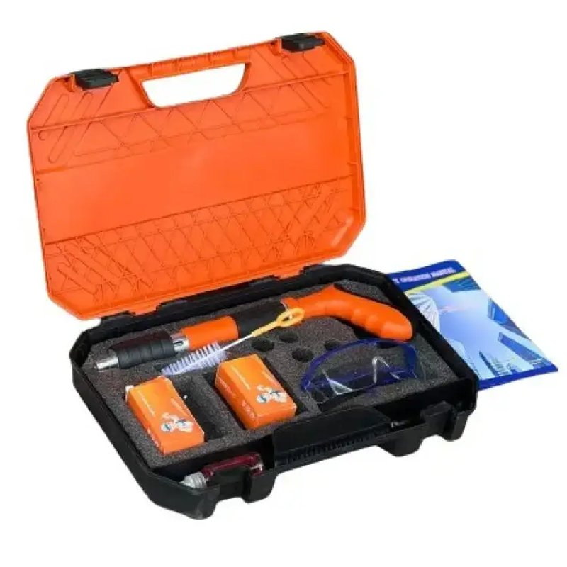 Пневматический нейлер-гвоздезабивной пистолет с регулировкой глубины + кейс и аксессуары