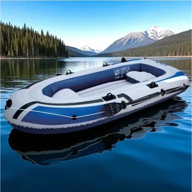 Надувная лодка JR-2400 (3 места) — ПВХ лодка для рыбалки и отдыха 264×145×41 см