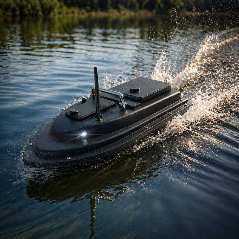 Кораблик-кормушка для рыбалки F-18 на радиоуправлении с 1 сбросом до 200 м