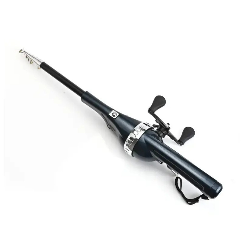 Міні спінінг складний телескопічний з котушкою — компактна удочка для риболовлі